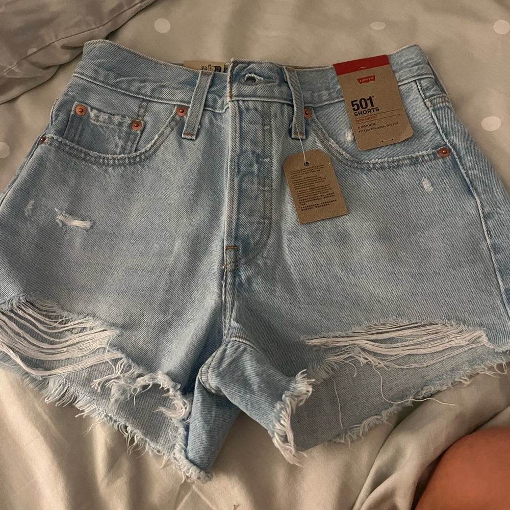 PacSun Light Blue Women's Jean Shorts